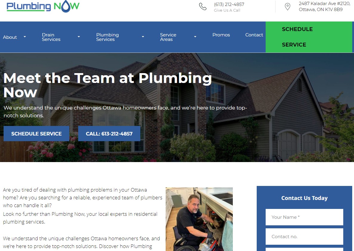 Plumbing Now Ottawa